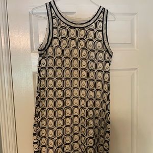 Black and white dress